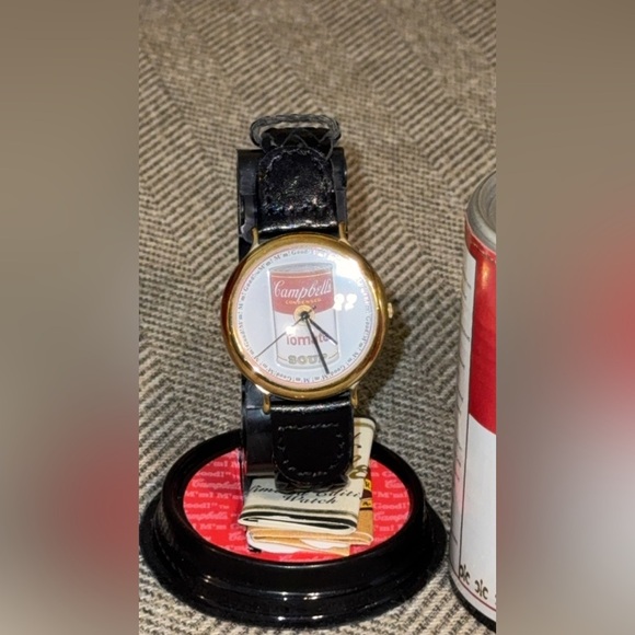 VTG 1994 Collectible Campbell\'s Soup Limited Edition Watch w/collector’s can